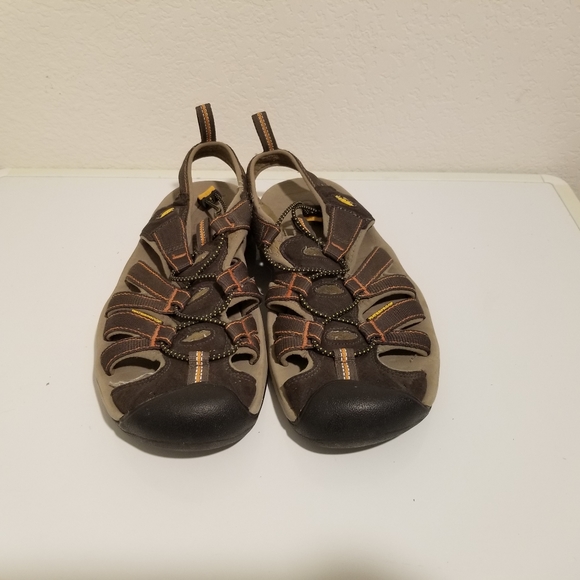 Keen Mens Kanyon Waterproof Fisherman Sandals Sz 9 Gray Hiking Toggle 1126-BOBD - Picture 6 of 8